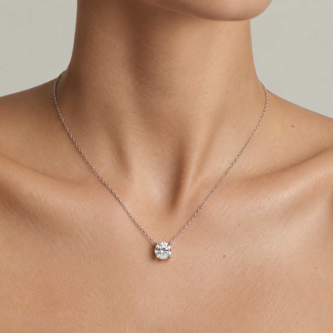 Solitaire Necklace