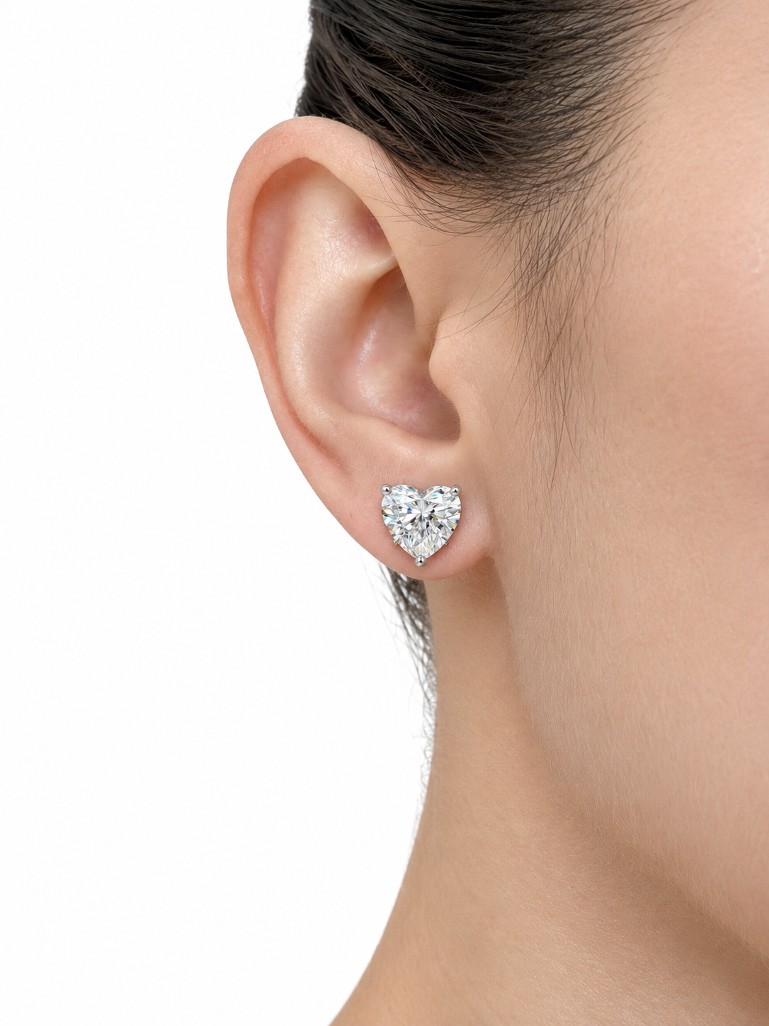 Heart-Cut Earrings