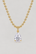 Alba Beaded Pear Necklace
