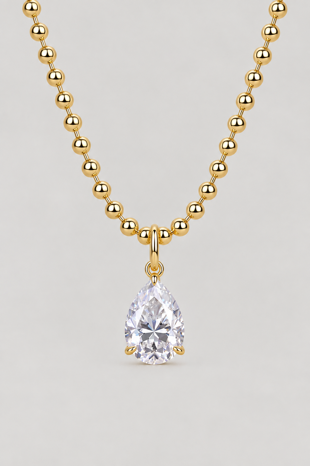 Alba Beaded Pear Necklace