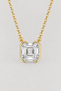 Asscher-Cut Pendant Necklace