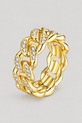 Lia Pavé Chain Ring