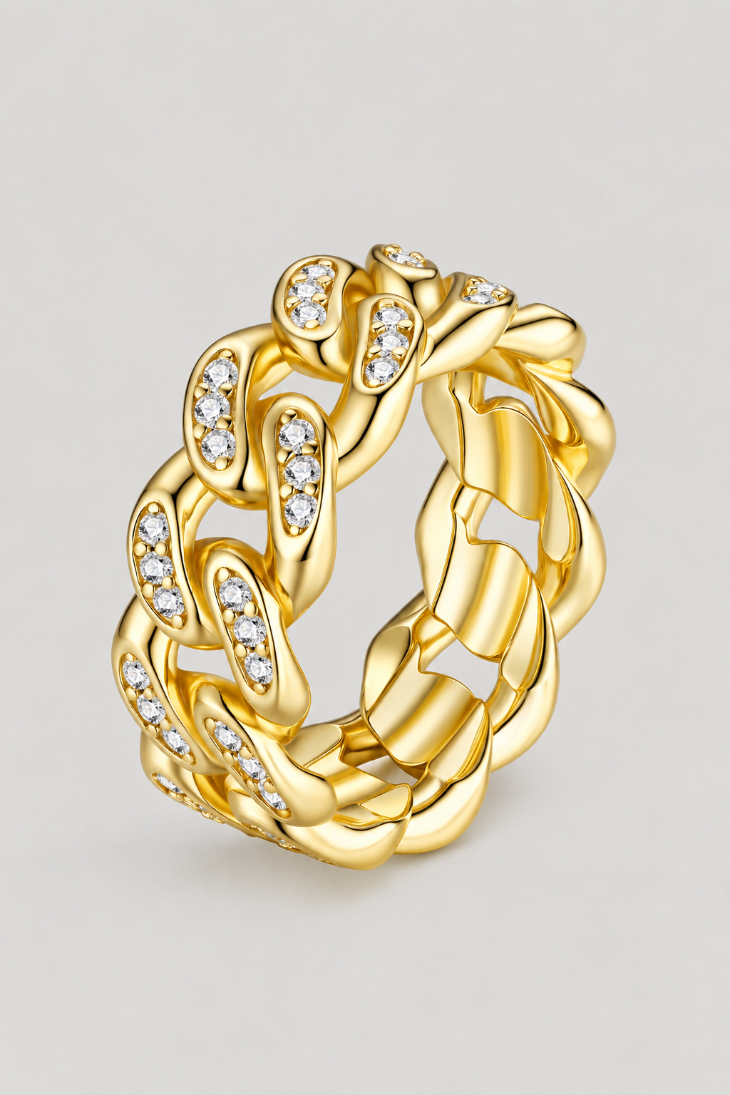 Lia Pavé Chain Ring