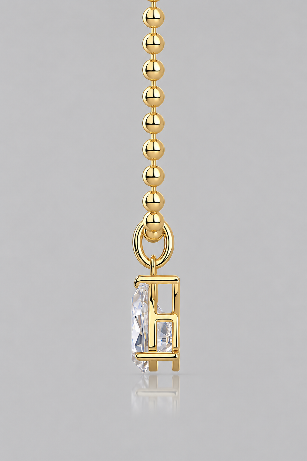 Alba Beaded Pear Necklace