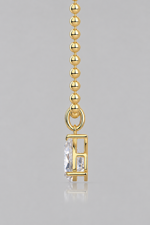 Alba Beaded Pear Necklace