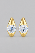 Sola Round Stud Earrings