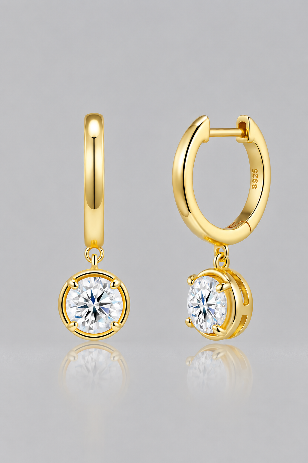 Lumi Drop Hoop Earrings