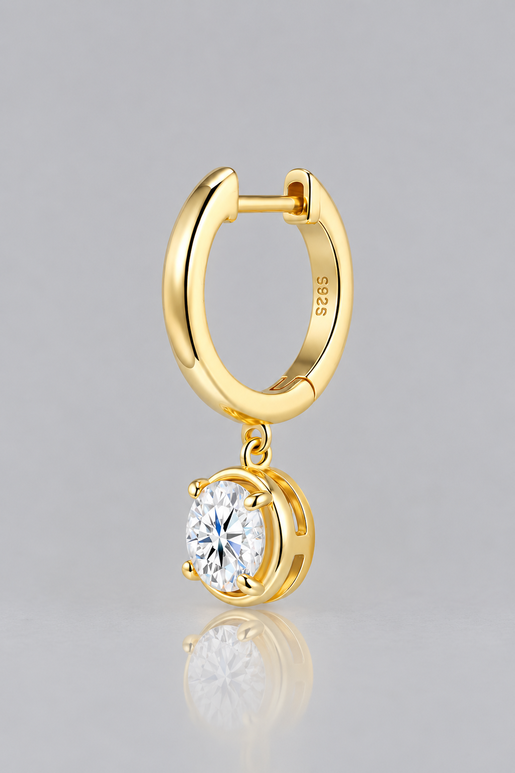 Lumi Drop Hoop Earrings