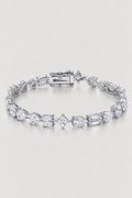Mixed-Cut Tennis Bracelet