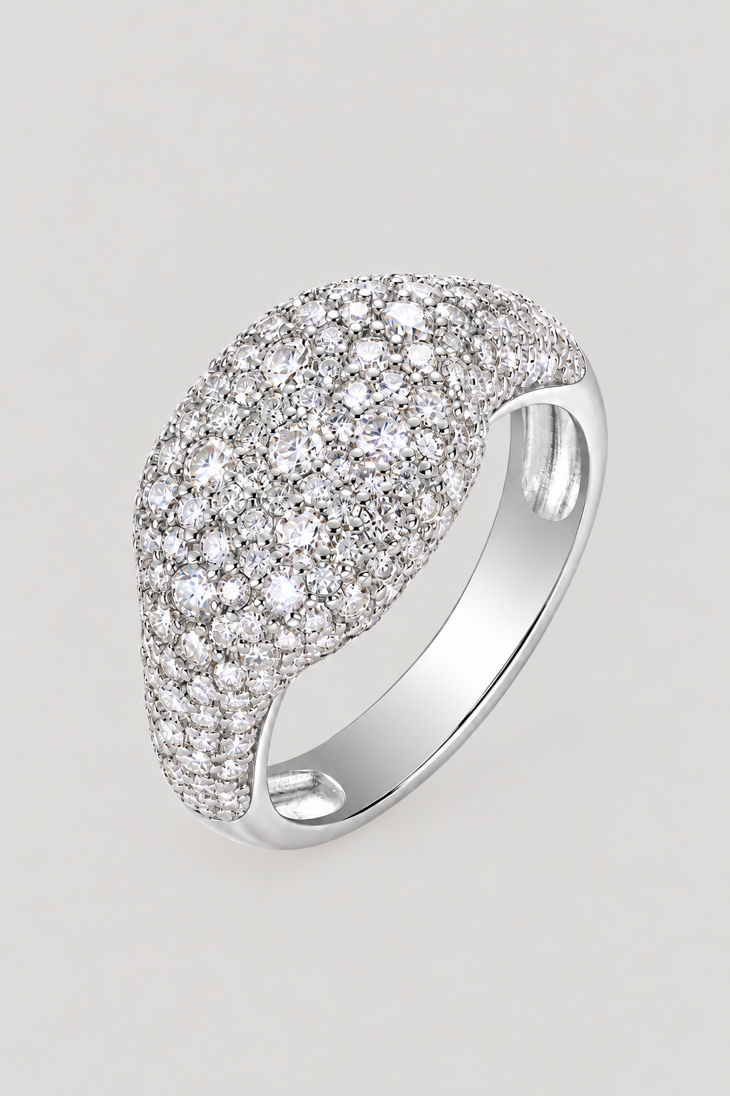 Éclat Pavé Dome Ring