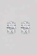 Oval-Cut Earrings