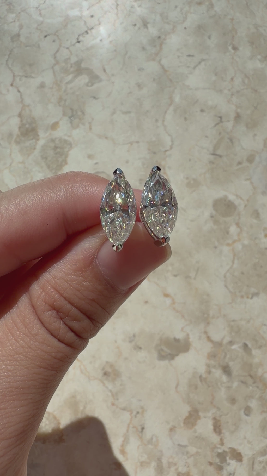 Marquise-Cut Earrings