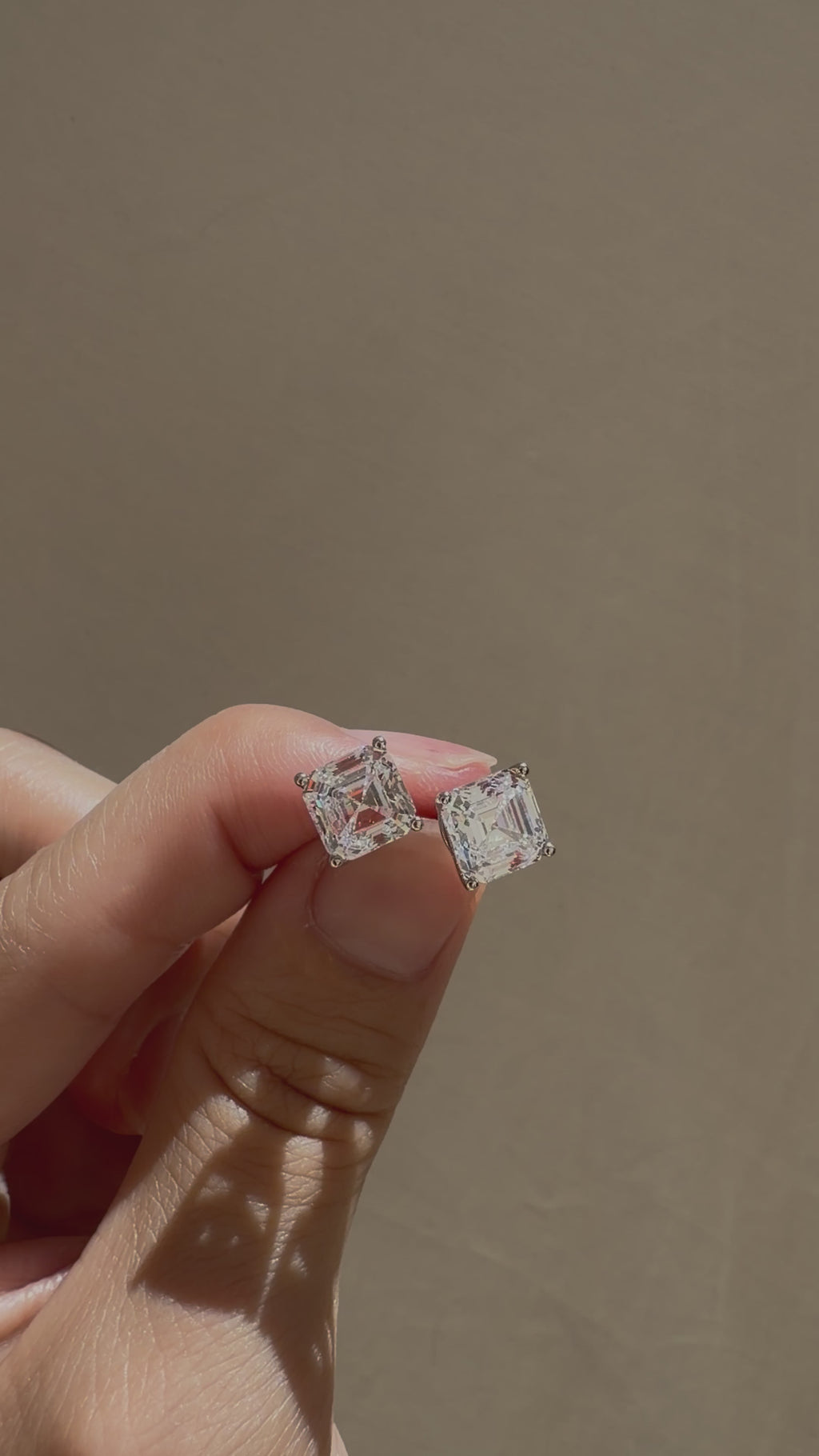 Asscher Cut Earrings